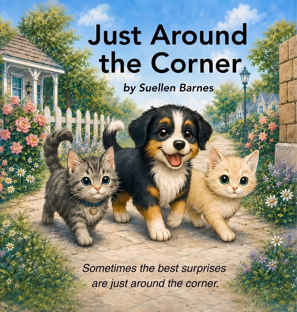 Just Around the Corner — children's picture book by Suellen Barnes